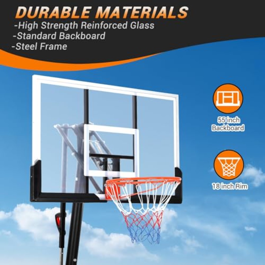 ระบบห่วงบาสเกตบอลกลางแจ้งที่ปร - Basketball Hoop บทวิจารณ์และราคา