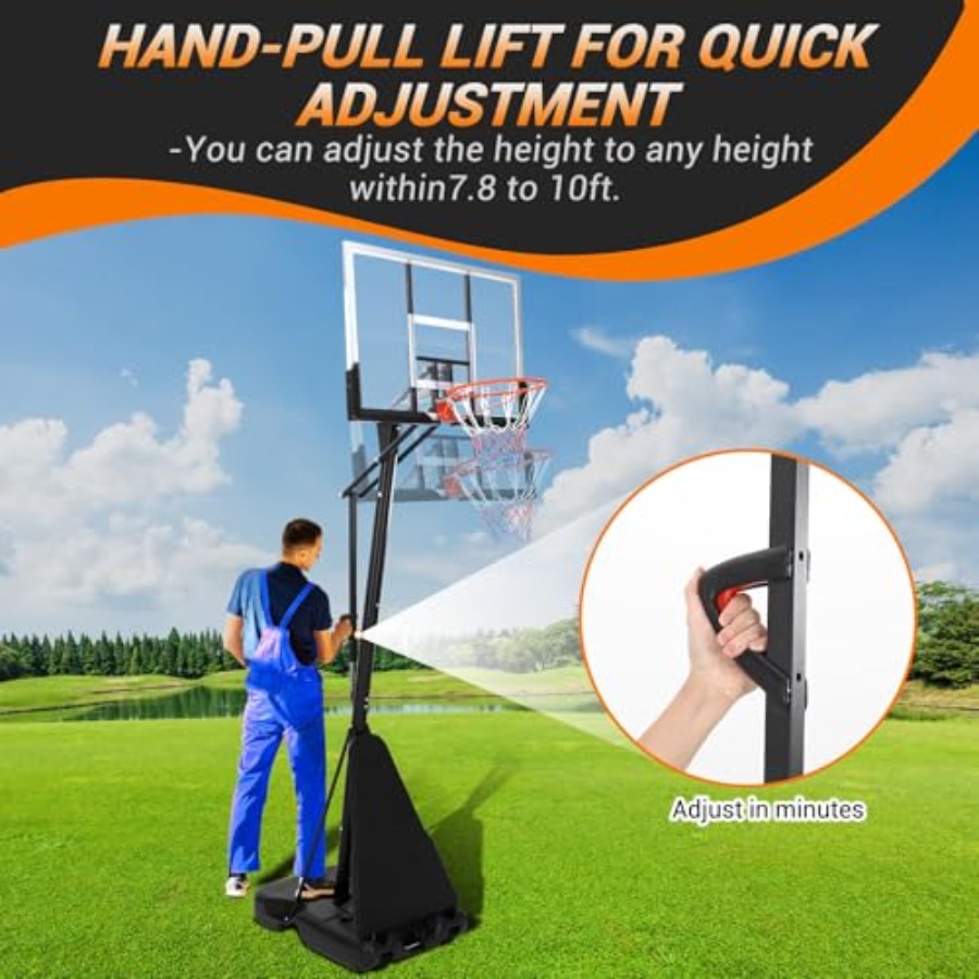 ระบบห่วงบาสเกตบอลกลางแจ้งที่ปร - Basketball Hoop บทวิจารณ์และราคา