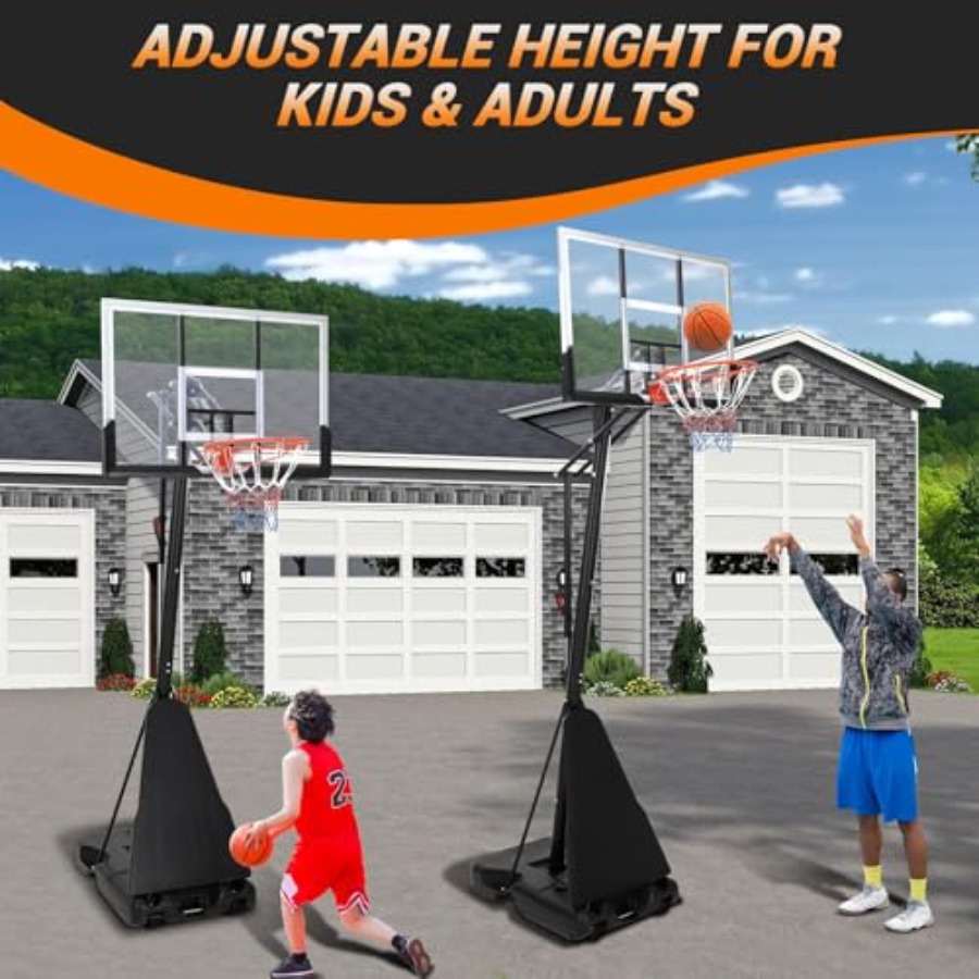 ระบบห่วงบาสเกตบอลกลางแจ้งที่ปร - Basketball Hoop บทวิจารณ์และราคา