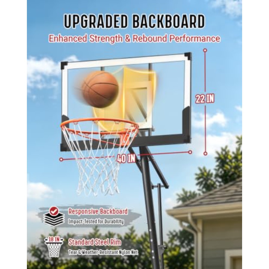 ห่วงบาสเก็ตบอลสำหรับใช้ในสนามพ - Basketball Hoop บทวิจารณ์และราคา