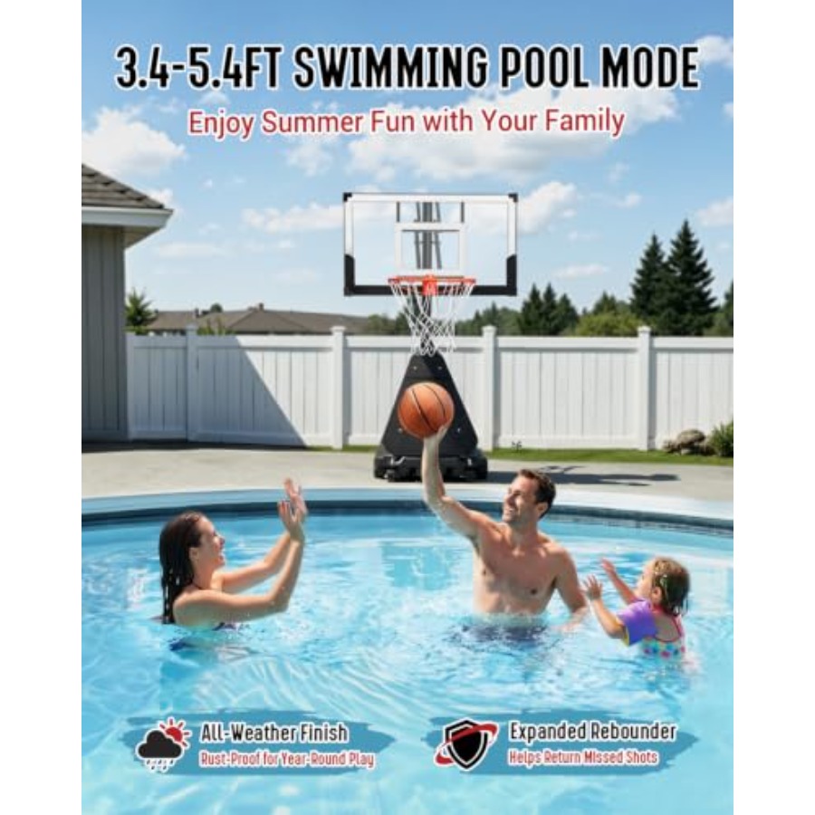 ห่วงบาสเก็ตบอลสำหรับใช้ในสนามพ - Basketball Hoop บทวิจารณ์และราคา