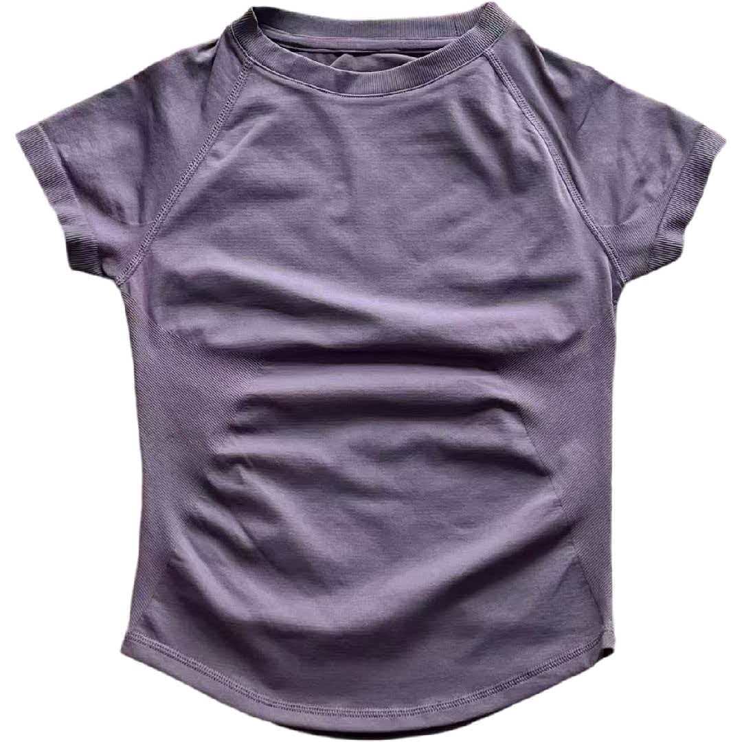 เสื้อโยคะแขนสั้นไร้ตะเข็บสำหรั - Yoga Mat บทวิจารณ์และราคา